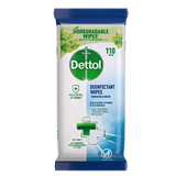 Dettol Antibacterial Disinfectant Surface Biodegradable Cleaning Wipes Fresh 110 Pack
